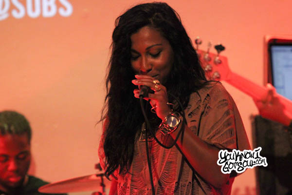 Melanie Fiona Impromptu Performance at Sobs for #SolVillage in NYC 7/17/13 (Video)