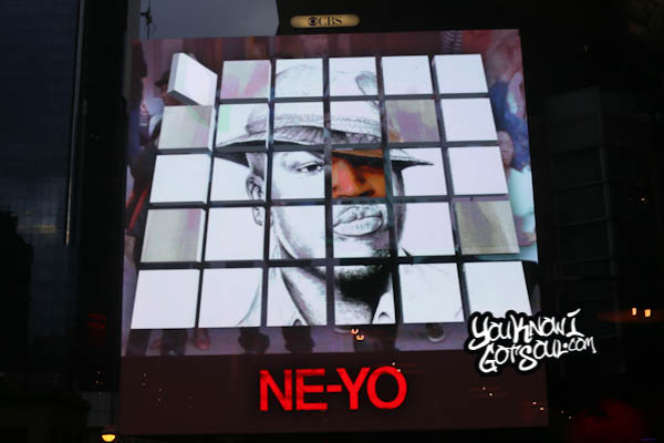 Ne-Yo She Knows Video Unveiling Times Square October 2014-5