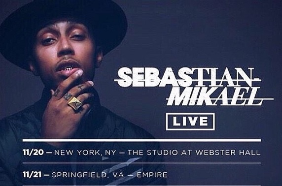 Giveaway: Win a Pair of Tickets to See Sebastian Mikael Perform in the City of Your Choice on his Upcoming Tour