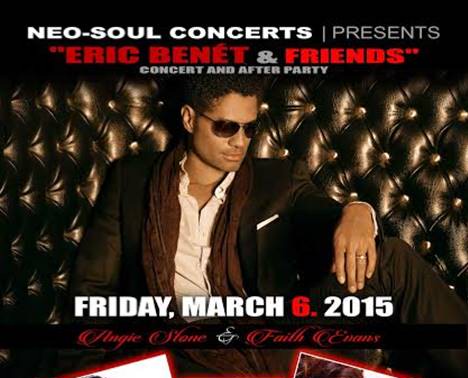 Eric Benet to Launch "Eric Benet & Friends" Residency at LA's Conga Room