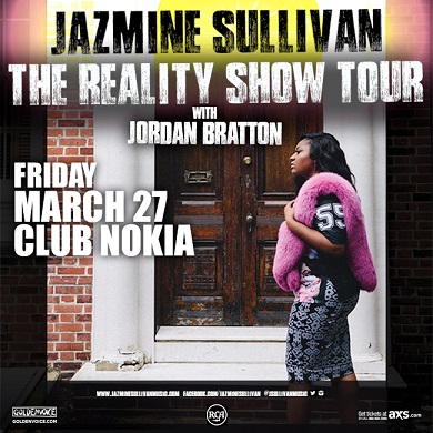 Giveaway: Win Tickets to See Jazmine Sullivan at Club Nokia in L.A. 3/27/15