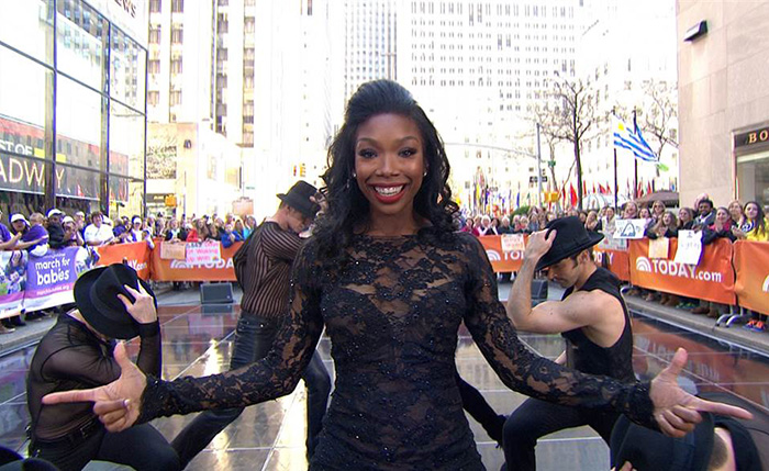 Watch: Brandy Performs "Roxie" with the Cast of "Chicago" on the Today Show