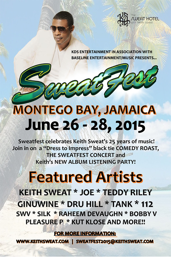 Keith Sweat Assembles AllStar R&B Lineup for First Ever "Sweat Fest