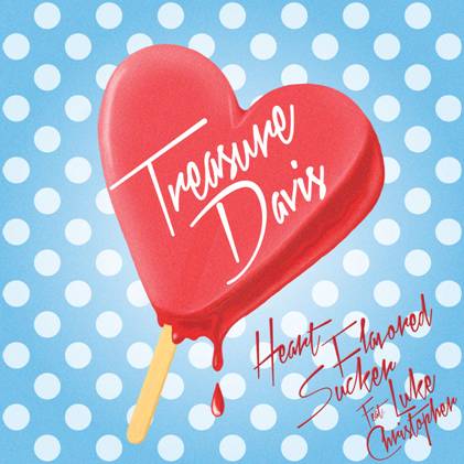 Treasure Davis Heart Flavored Sucker