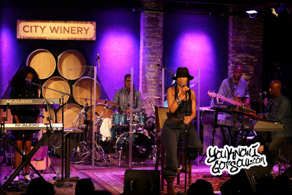Amel Larrieux Performing "For Real" Live at City Winery in NYC 8/6/15