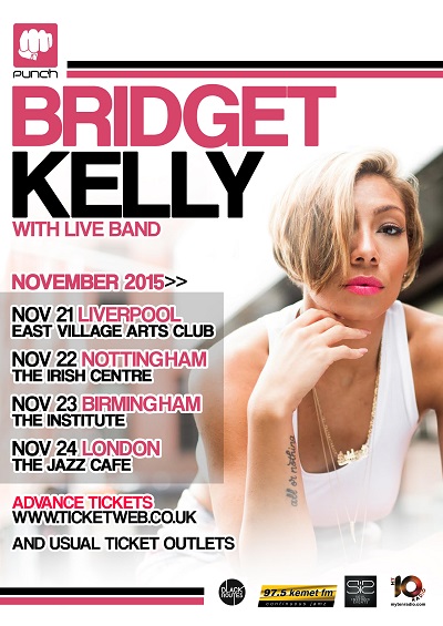 Bridget Kelly Announces UK Tour