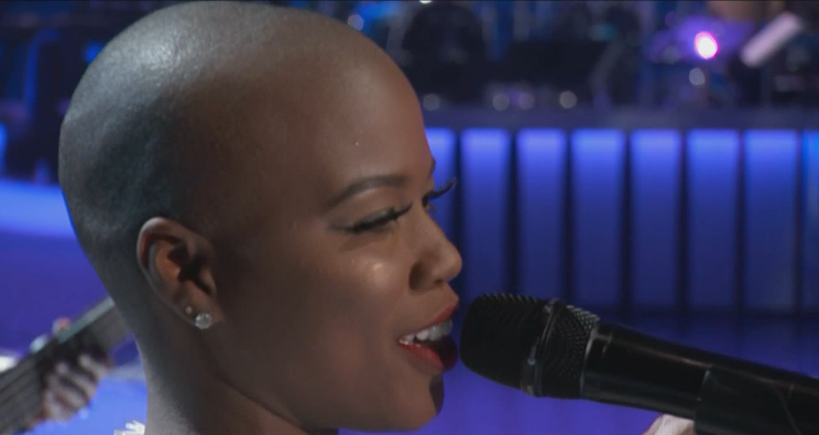 Watch: V. Bozeman Performs "Smile" at the 2015 Soul Train Awards