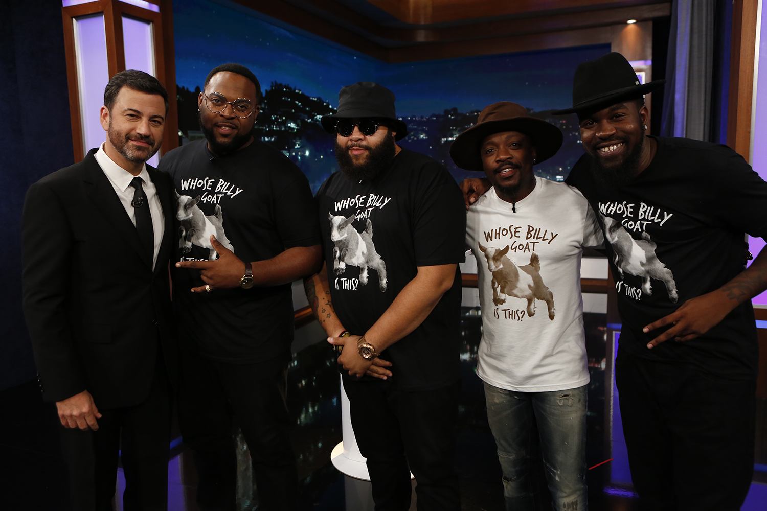 Anthony Hamilton & The Hamiltones Sing to Various Animals in Hilarious Appearance on Jimmy Kimmel