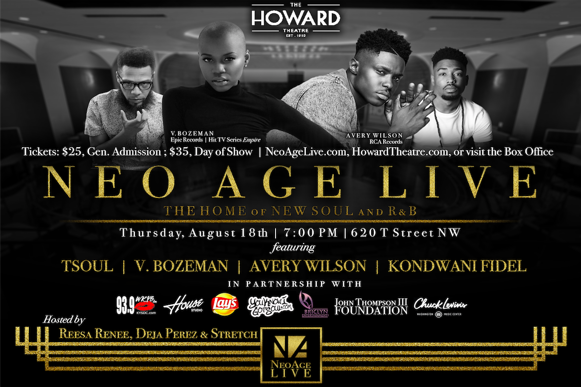 Neo Age Live Returns Featuring V. Bozeman & Avery Wilson Sponsored by YouKnowIGotSoul.com