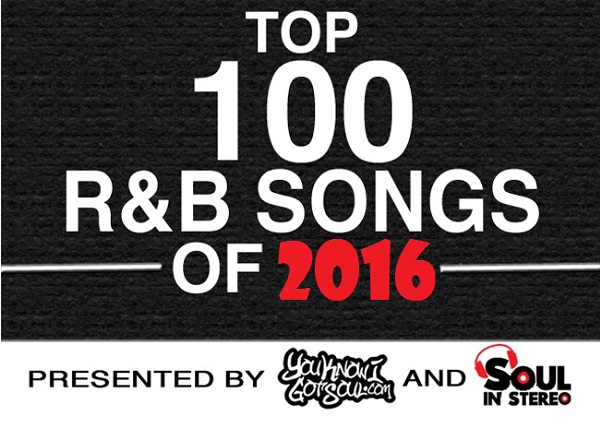 Top 100 RnB Songs of 2016 - slider