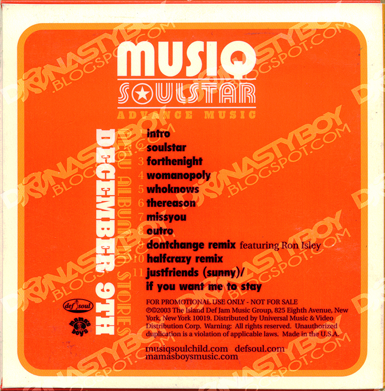 Musiq Soulchild Soulstar Advance Music