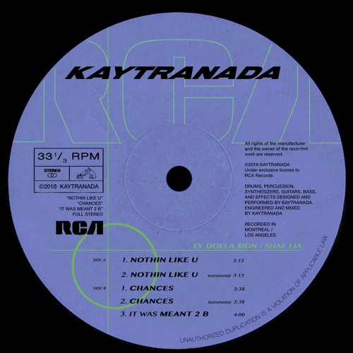 New Music: Kaytranada - Chances (featuring Shay Lia)