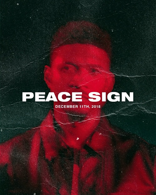 Usher Peace Sign
