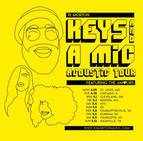PJ Morton Announces “Keys And A Mic” Acoustic Tour