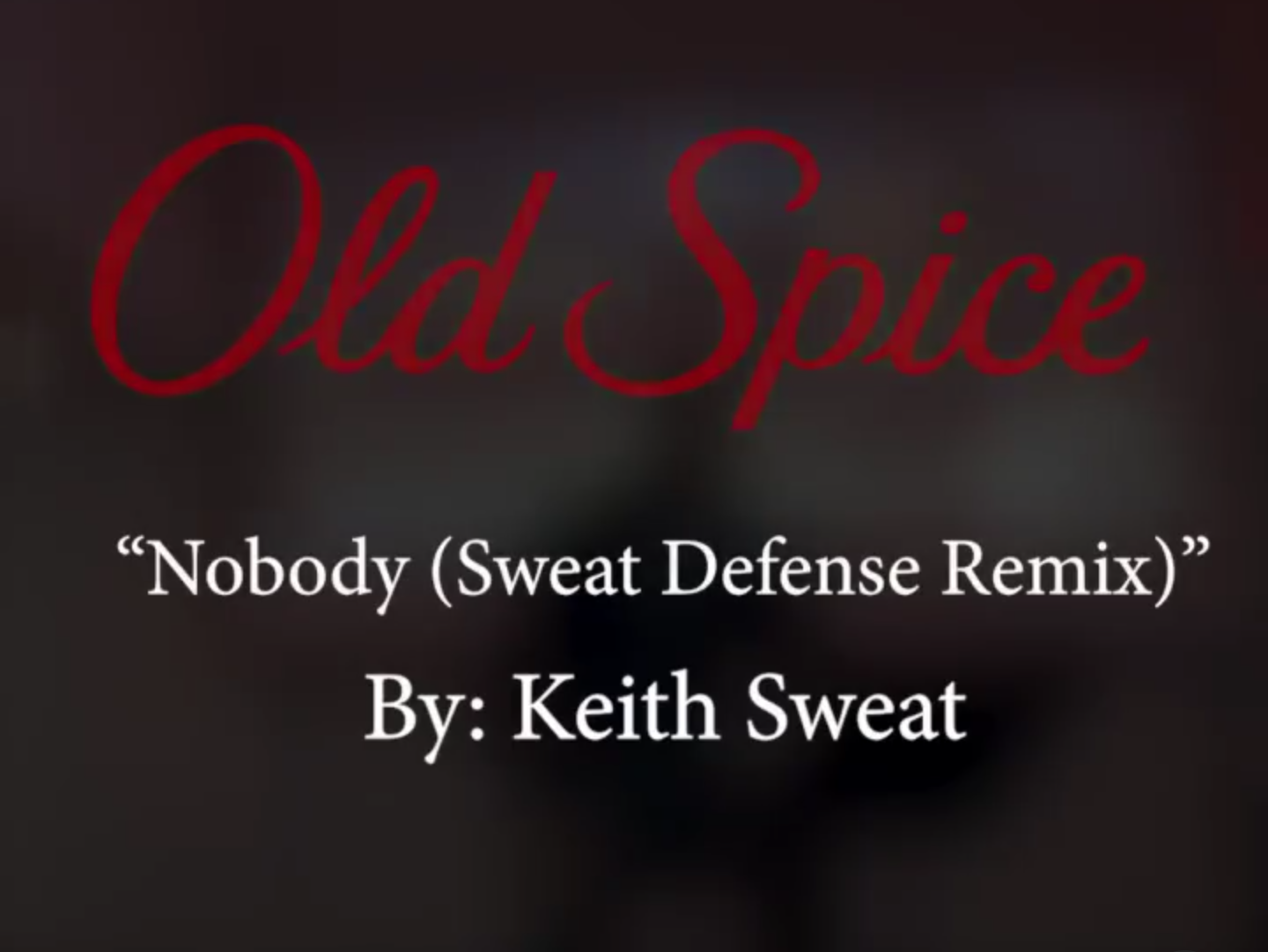 Keith Sweat Creates Hilarious "Sweat Defense" Remix to his hit "Nobody" for Old Spice