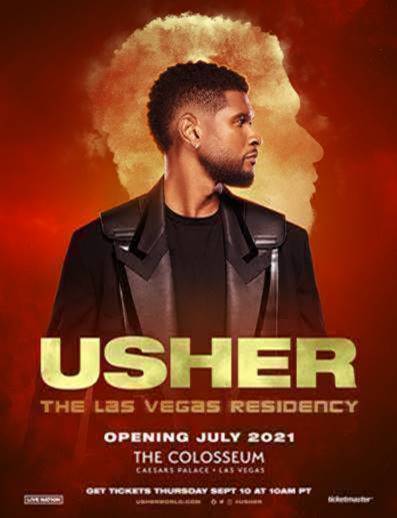 usher tickets las vegas