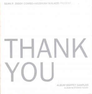 P. Diddy Thank You Gospel Album