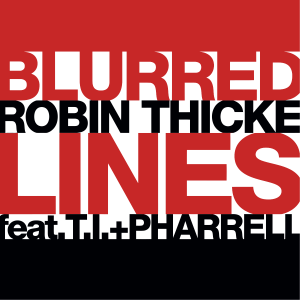Robin Thicke Blurred Lines Single Cover