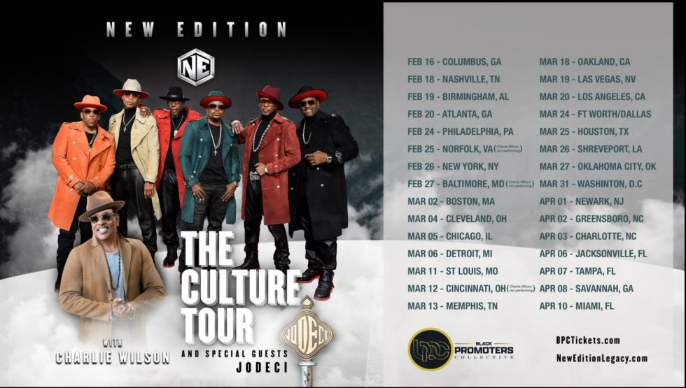 New Edition Announces "The Culture Tour" With Charlie Wilson & Jodeci