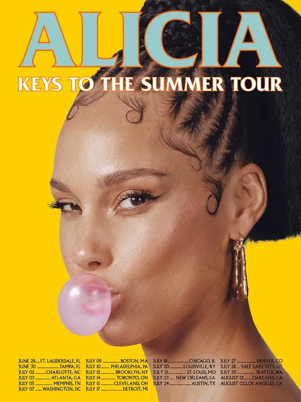 Alicia Keys Keys To The Summer Tour