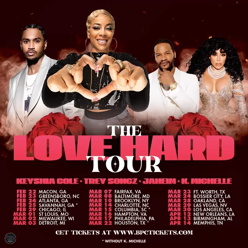Keyshia Cole, Trey Songz, Jaheim & K. Michelle To Perform On The "Love