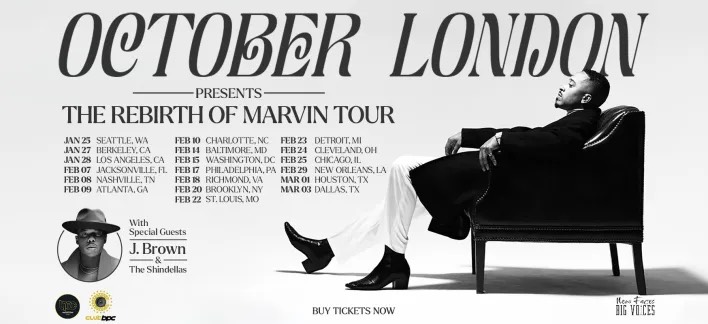October London Rebirth of Marvin Tour